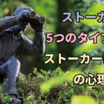 the psychology of stalker and the 5 types